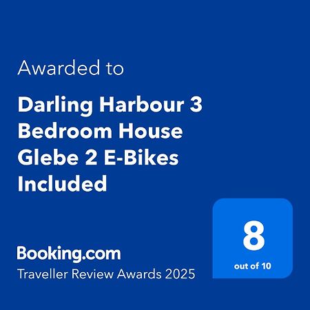Darling Harbour 3 Bedroom House Glebe 2 E-Bikes Included Sidney Dış mekan fotoğraf