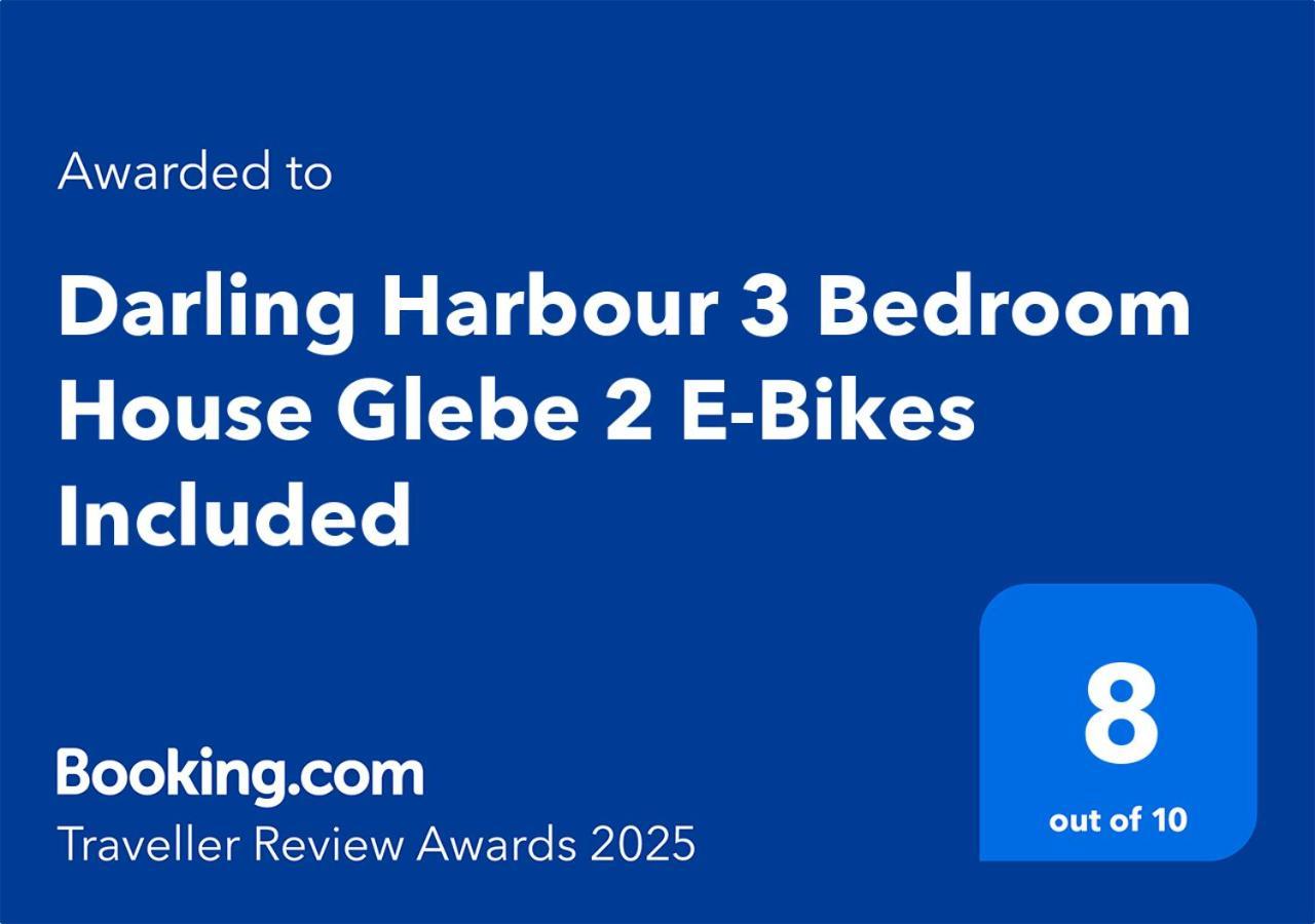 Darling Harbour 3 Bedroom House Glebe 2 E-Bikes Included Sidney Dış mekan fotoğraf